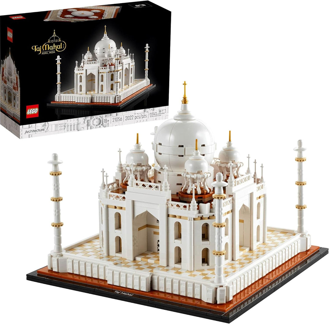 LEGO® 21056 Taj Mahal beautifully captures the symmetry, elegance, and grandeur of the original 17th-century mausoleum in a display-worthy scale. From its central dome and four graceful minarets to intricate archways and decorative elements, every feature has been carefully crafted to reflect the real Taj Mahal’s architectural beauty. Perfect for architects, travelers, design enthusiasts, or LEGO® collectors, this set makes a sophisticated and meaningful gift for any special occasion.