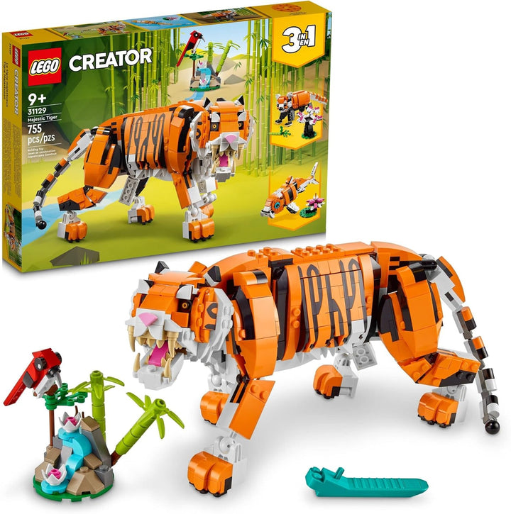 LEGO 31129 Majestic Tiger stands out for its versatility, attention to detail, and educational value. Not only does it provide a rewarding building experience, but it also encourages creativity and storytelling. Whether you're a seasoned LEGO fan or new to the world of brick building, the Majestic Tiger set offers a captivating glimpse into the animal kingdom.