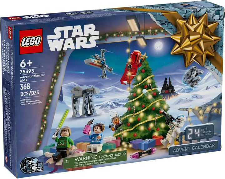 LEGO Star Wars Advent Calendar 2024 features limited-edition minifigures and builds not found in other sets, perfect for collectors and fans alike. Each door reveals a new surprise, making the countdown to Christmas both interactive and exciting. An ideal present for Star Wars enthusiasts, LEGO lovers, and anyone looking to add festive fun to their holiday season.