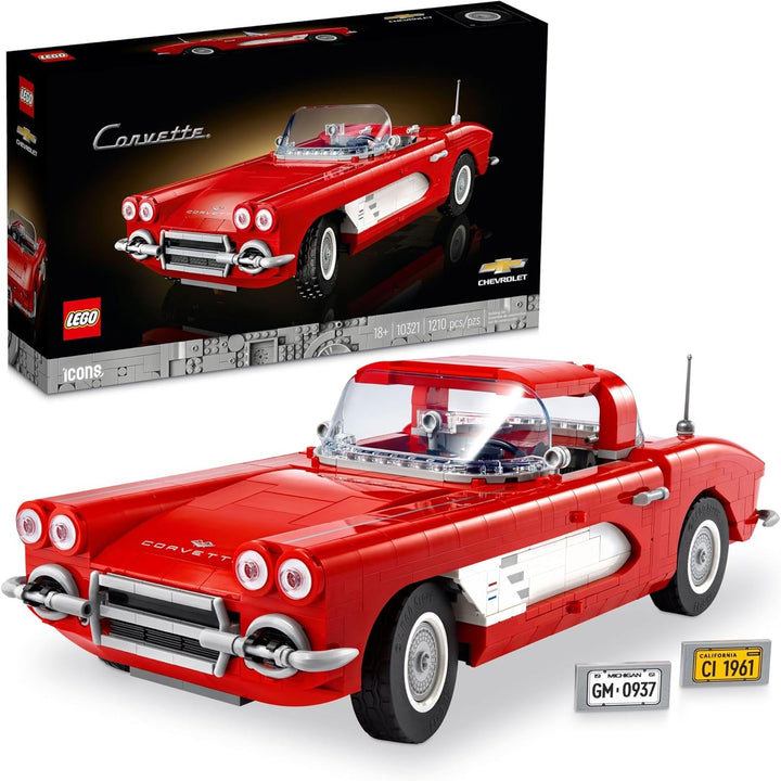 LEGO® 10321 Corvette, this set beautifully recreates a classic American car icon, blending nostalgia with brick-built precision. With premium elements and accurate styling, it’s perfect for display, admiration, and conversation. Enjoy a relaxing and immersive build with clear instructions and high-quality components designed for adults.