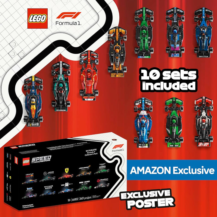Lego 66802 LEGO Speed Champions Ultimate Formula 1 Collector's Pack - Contains 10 Sets in 1