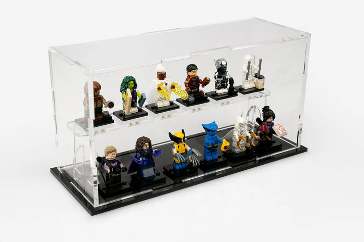 Minifigure Podium 12 Count Display Case MP12