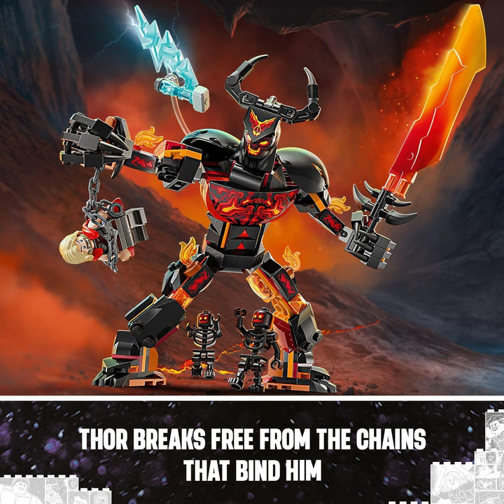 Lego 76289 Thor vs. Surtur Construction Figure