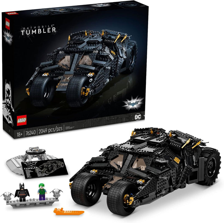 Peel back the layers of darkness and unveil the secrets of the Batmobile™ Tumbler with the LEGO 76240 set. With 2,049 pieces and exclusive mini-figures, it's a must-have addition to your LEGO DC Batman™ collection. Immerse yourself in Gotham's mysteries, explore the intricacies of Batman's world, and bring the Dark Knight's secrets to light. Gotham awaits your investigation!