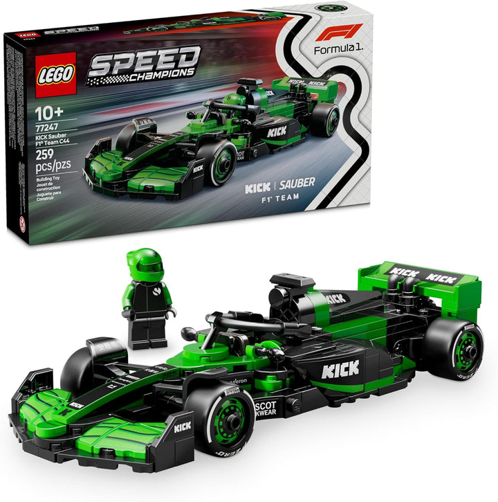 The LEGO 77247 KICK Sauber F1® Team C44 Race Car set offers an engaging building experience for both kids and adults. Its detailed design and authentic features provide a fun way to celebrate the Sauber F1® Team's 2024 season. Whether you're a motorsport enthusiast or a LEGO collector, this set is a valuable addition to your collection.