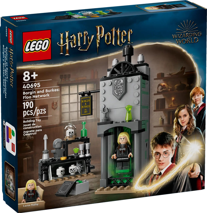 Why Choose LEGO 40695 Borgin and Burkes: Floo Network?

Dive into the darker side of the wizarding world with this iconic LEGO set. Whether you're recreating scenes from Harry Potter and the Chamber of Secrets™ or inventing your own magical journeys, the LEGO 40695 Borgin and Burkes: Floo Network set provides endless opportunities for creative play. It’s an ideal gift for Harry Potter™ fans, LEGO collectors, and anyone who enjoys building and displaying magical worlds.