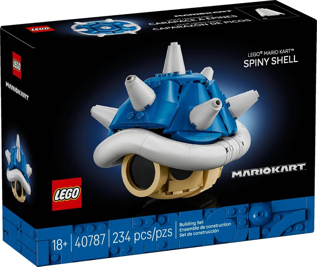 LEGO 40787 Mario Kart™ – Spiny Shell is one of the most legendary items in Mario Kart™ history, perfectly captured in LEGO form for fans of all ages. Known for shaking up every race, this build brings the thrill, excitement, and unpredictability of Mario Kart™ right to your display shelf. Compact and fun to assemble, it’s a stress-free project that delivers instant satisfaction and nostalgia.
