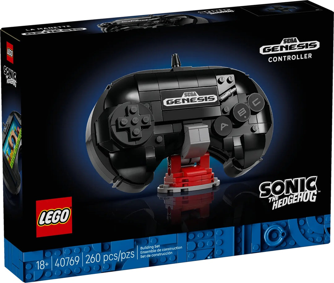 The LEGO 40769 SEGA® Genesis™ Controller relive the 16-bit era with a faithful LEGO recreation of the legendary SEGA® Genesis™ controller, one of the most iconic gamepads ever made. Compact and stylish, this model makes a standout piece for desks, shelves, or retro gaming collections. The LEGO 40769 SEGA® Genesis™ Controller is more than just a build—it’s a nostalgic tribute that bridges the worlds of gaming and LEGO collecting.
