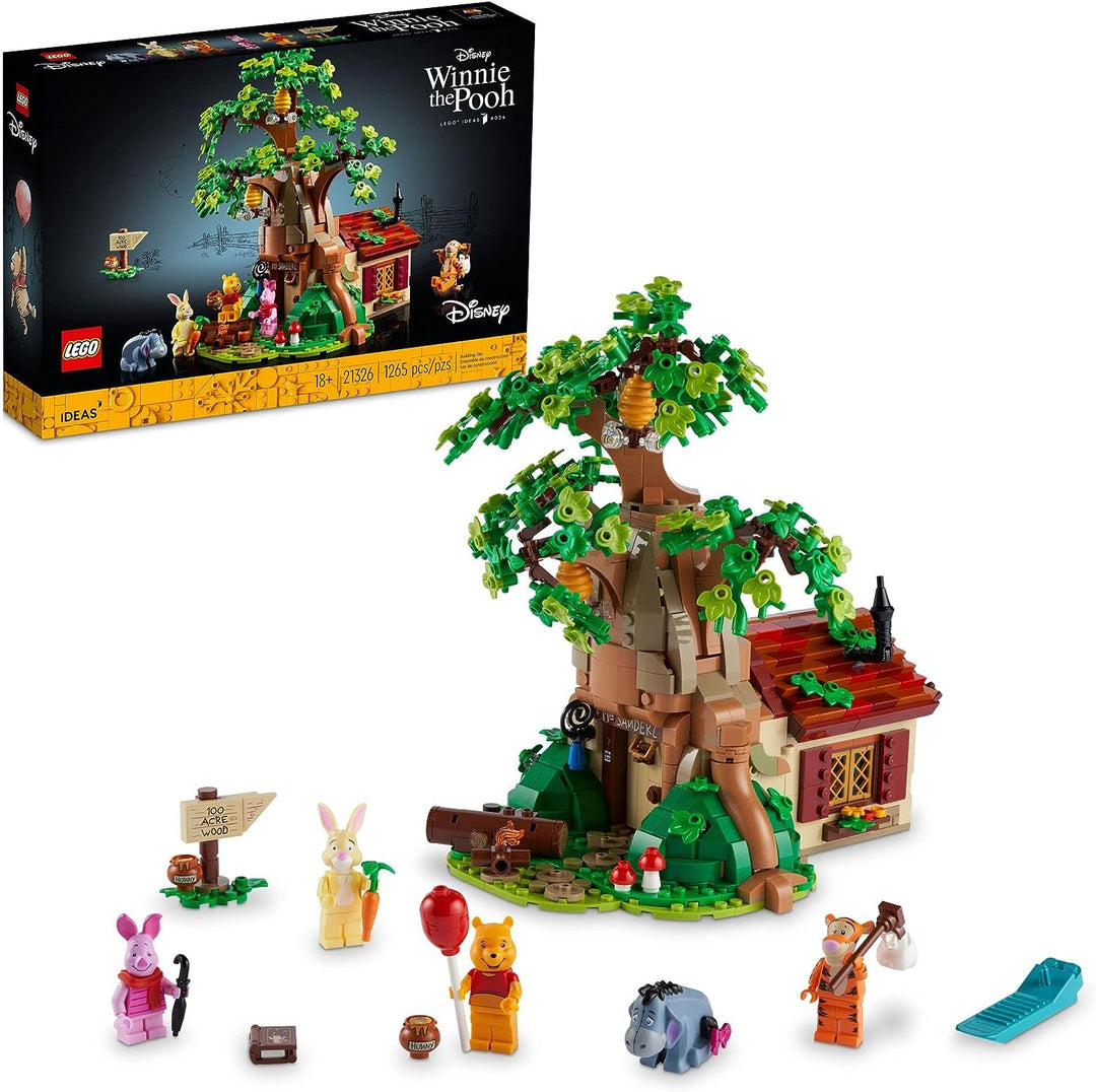 Step into the pages of classic literature with the LEGO 21326 Winnie the Pooh set. With 1,265 pieces, it's a must-have addition to your LEGO collection and an invitation to relive the timeless adventures of Pooh and his friends. Immerse yourself in the Hundred Acre Wood, rediscover the joy of childhood, and create your own heartwarming stories alongside Winnie the Pooh!