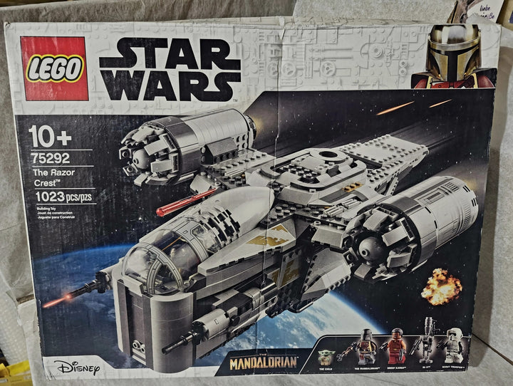 The LEGO® 75292 The Razor Crest™ is one of the most recognizable ships in modern Star Wars™, making this set a must-have for fans of Din Djarin and the Disney+ series. With a removable roof, detailed interior rooms, spring-loaded shooters, opening cockpit, and rear hatch, this set delivers both immersive play and display appeal.