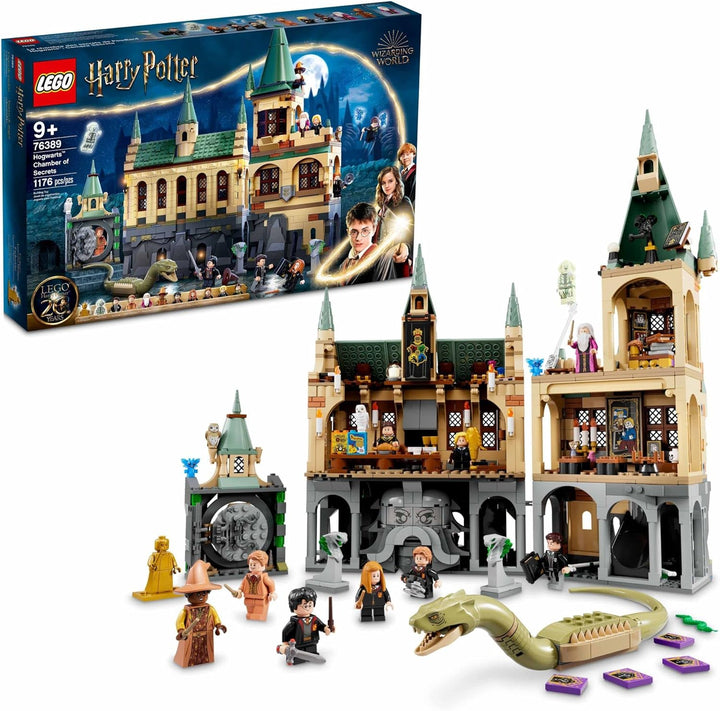 LEGO® Harry Potter™ Hogwarts™ Chamber of Secrets enhances creativity, fine motor skills, and problem-solving abilities through an engaging and detailed building process. Encourages imaginative play as children and fans recreate pivotal scenes from the Harry Potter™ series or invent their own magical adventures.