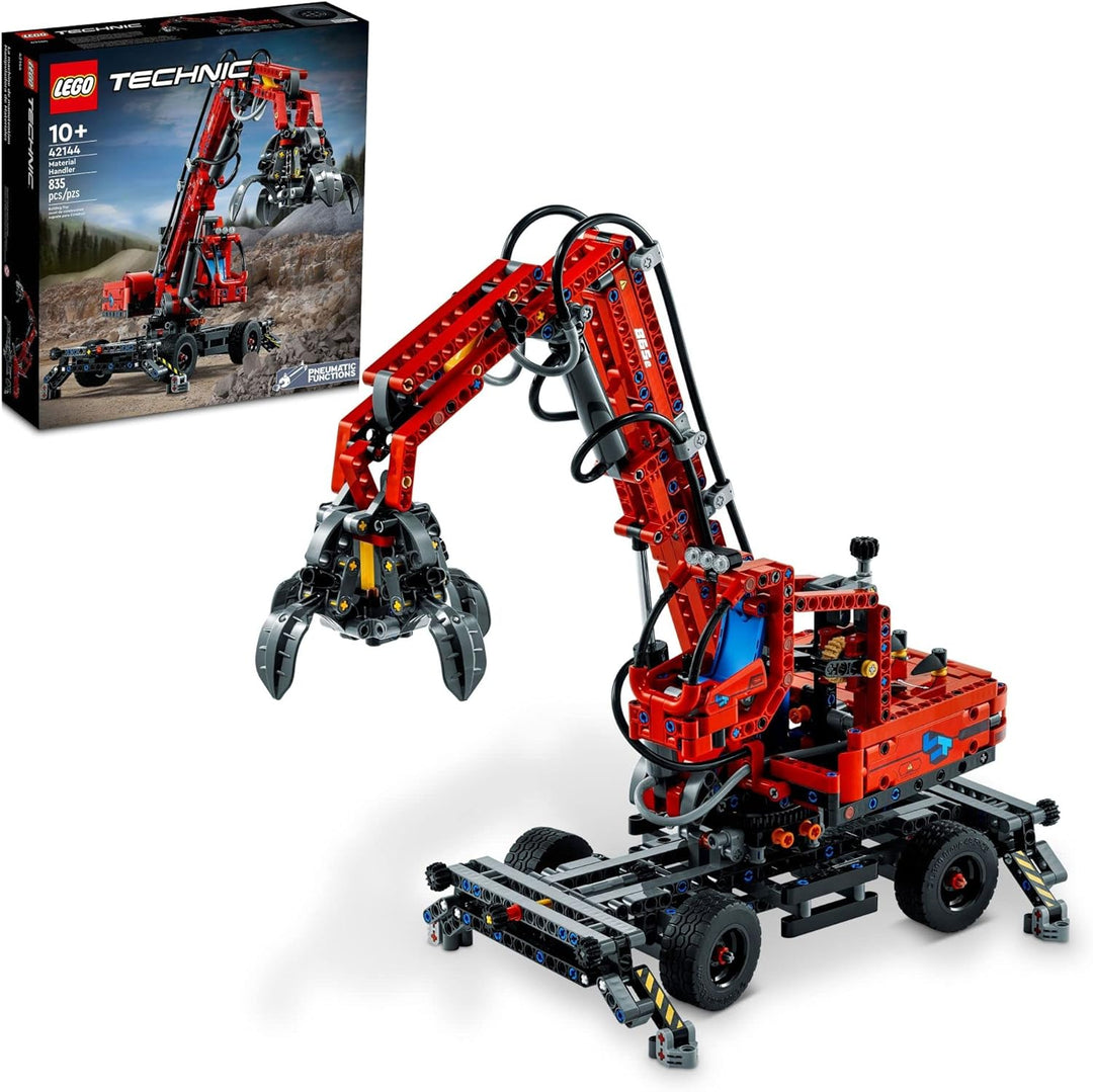 Uncover the world of industrial precision with the LEGO 42144 Material Handler. With&nbsp;835 pieces, it's a must-have addition to your LEGO collection and an educational experience in the world of heavy machinery. Immerse yourself in the mechanics of material handling, operate the Material Handler with precision, and explore the fascinating realm of industrial excellence. The industrial landscape awaits your exploration!