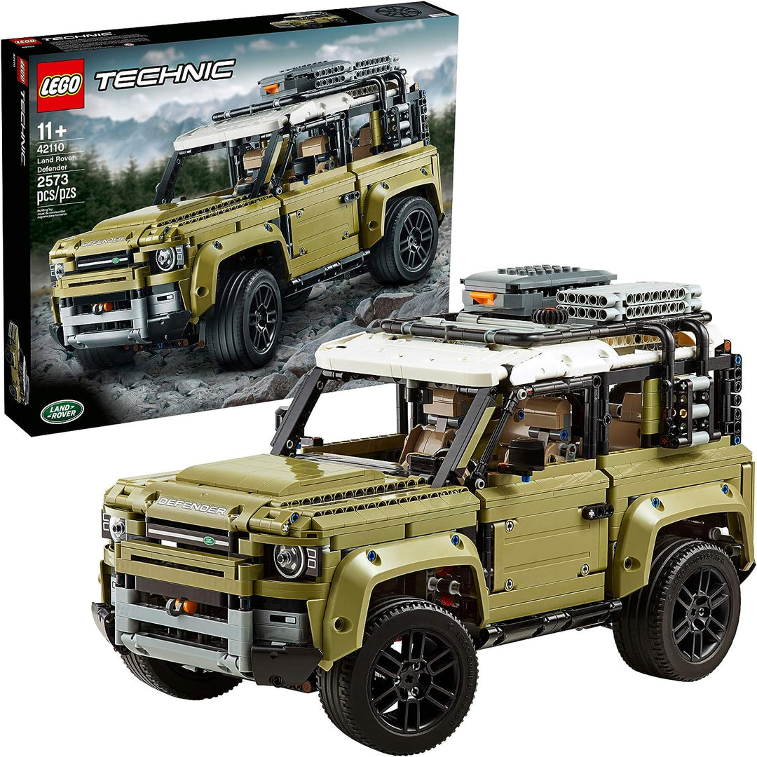 Conquer the wilderness in style with the LEGO 42110 Land Rover Defender. With 2,573 pieces, it's a must-have addition to your LEGO collection. Experience the thrill of off-road driving, explore the great outdoors, and let the adventure begin as you take command of this iconic and legendary off-road vehicle!