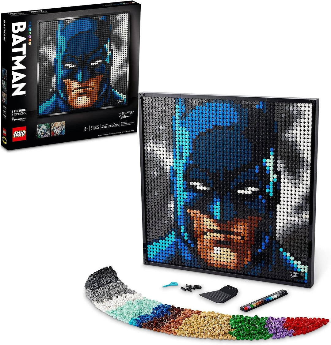 Celebrate the Dark Knight's legacy with the limited-edition LEGO 31205 Jim Lee Batman™ Collection. With 2,042 pieces, it's a must-have addition to your LEGO collection and a tribute to Batman's enduring appeal. Immerse yourself in the world of Gotham, showcase Jim Lee's artistic genius, and relive the iconic moments that define the Batman legacy. Gotham City awaits your exploration!