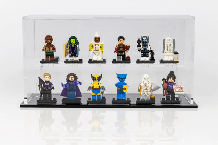 Minifigure Podium 12 Count Display Case MP12