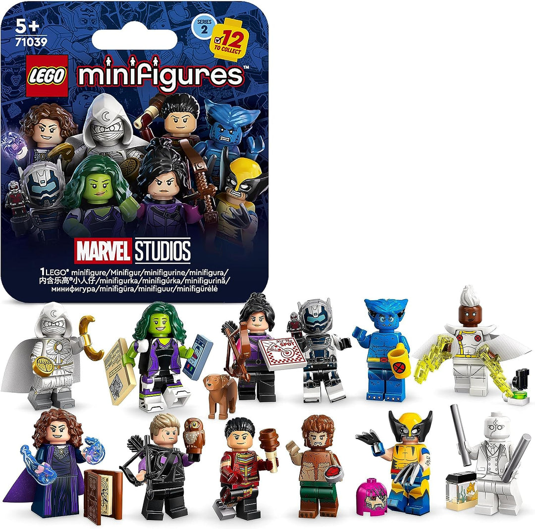 Assemble your mini superhero team with the LEGO 71039 Minifigures Marvel Series 2. Whether you're a collector or a Marvel enthusiast, this set is a must-have addition to your collection. Dive into the Marvel Universe, create your own heroic sagas, and display your favorite characters with pride!