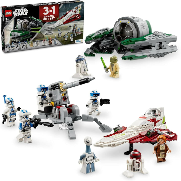 The LEGO 66787 Jedi Masters Gift Set is a tribute to the most iconic Jedi in the Star Wars™ universe, making it a must-have for fans and collectors. With highly detailed minifigures and buildable scenes, this set offers an authentic and immersive Star Wars™ experience. As a limited-edition set, it holds significant value for collectors, offering exclusive content that enhances any LEGO Star Wars™ collection.