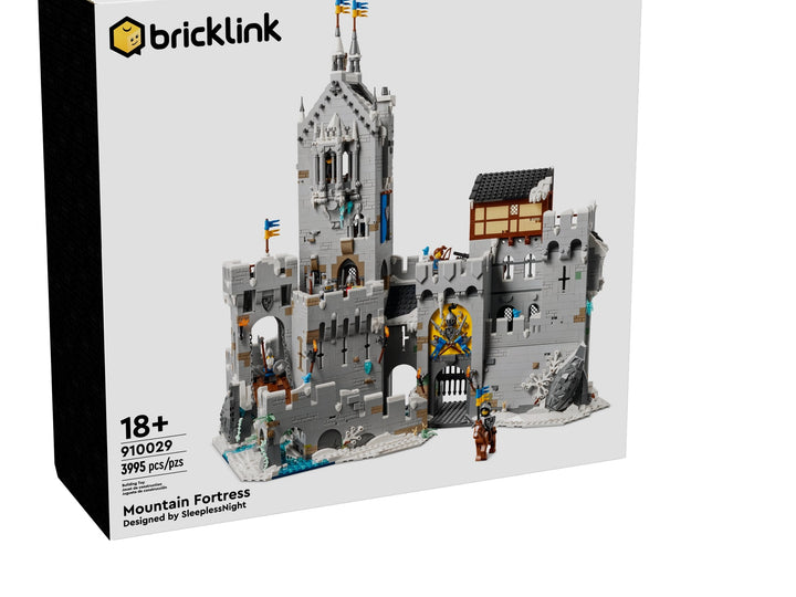 Lego 910029 Bricklink Mountain Fortress immerse yourself in a world of fantasy with this detailed and interactive fortress, capturing the essence of epic tales and legendary battles. With over 3,000 pieces, this set offers a rewarding building experience for advanced builders, enhancing problem-solving skills and creativity.