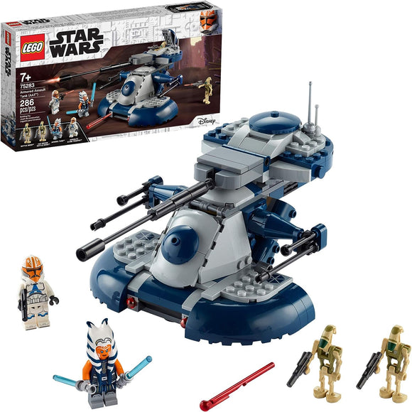 Unleash the power of the Galactic Empire with the LEGO 75283 Armored Assault Tank (AAT™). With 286 pieces, it's a must-have addition to your LEGO Star Wars collection. Dive into the heart of the Clone Wars, command your troops, and recreate the epic battles that define the might of the Empire. The galaxy awaits your command!