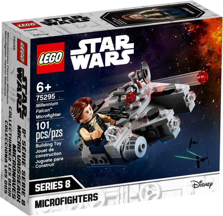  The LEGO 75295 Millennium Falcon Microfighter captures the spirit of the beloved starship from the Star Wars™ saga, making it a must-have for fans and collectors. The included Han Solo™ minifigure adds authenticity and character to the set, providing endless opportunities for imaginative play and storytelling.