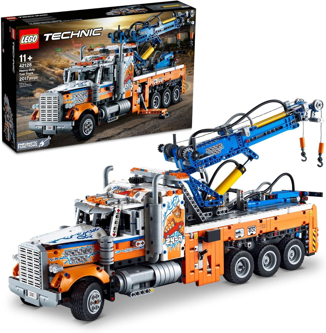 Experience the power and precision of heavy-duty towing with the LEGO 42128 Heavy-duty Tow Truck. With 2,047 pieces, it's a must-have addition to your LEGO collection. Dive into the world of mechanical engineering, master the art of precision construction, and embark on towing adventures like never before. Your journey into the world of heavy machinery begins now!