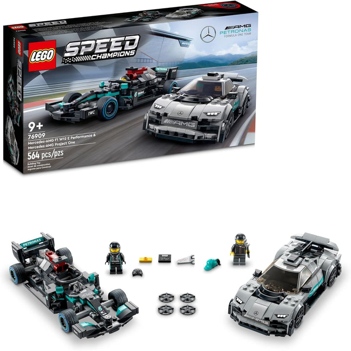 Lego 76909 Mercedes-AMG F1 W12 E Performance & Mercedes-AMG Project One