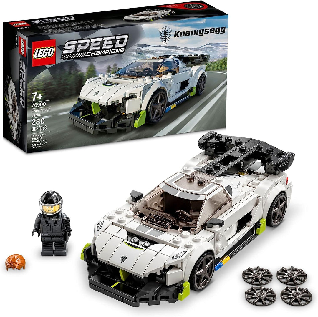 Unleash the power of the Koenigsegg Jesko with the LEGO 76900 Koenigsegg Jesko. With 280 pieces, it's a must-have addition to your LEGO collection. Embrace the world of supercars, admire the craftsmanship of this engineering marvel, and let the pursuit of automotive excellence become a thrilling adventure in your LEGO world!