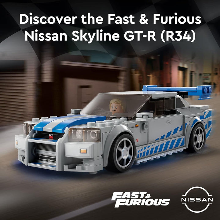 Lego 76917 2 Fast 2 Furious Nissan Skyline GT-R (R34)