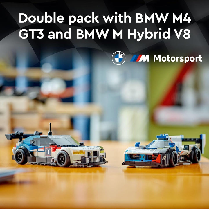 Lego 76922 BMW M4 GT3 & BMW M Hybrid V8 Race Cars