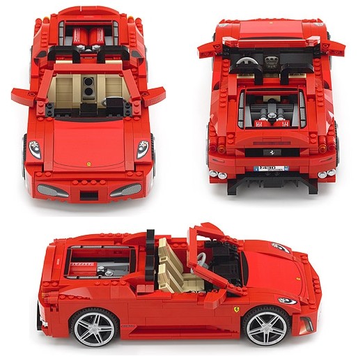 Lego 8671 Ferrari 430 Spider 1:17