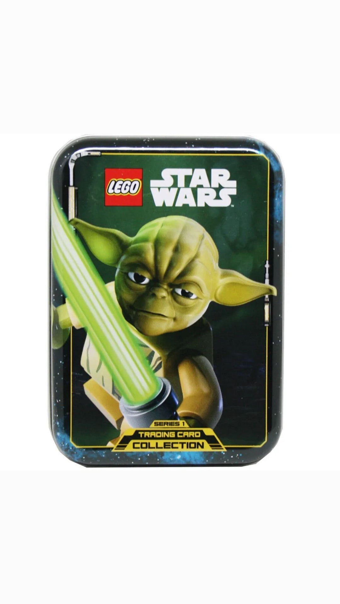 Lego Star Wars Trading Cards Series 1 Collector Tin Yoda-Toys Coming In Hot